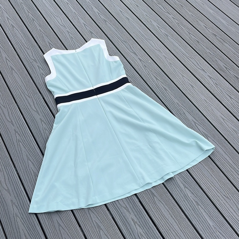 Color Block Midi Spring Dress - Picture 3 of 5